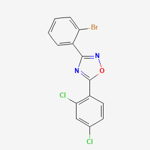 3-(2-Bromophenyl)-5-(2,4-dichlorophenyl)-1,2,4-oxadiazole