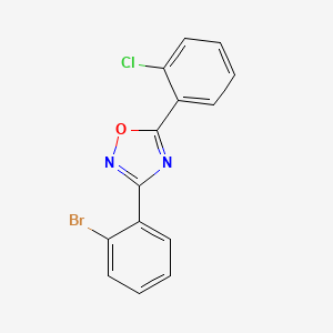 3-(2-Bromophenyl)-5-(2-chlorophenyl)-1,2,4-oxadiazole