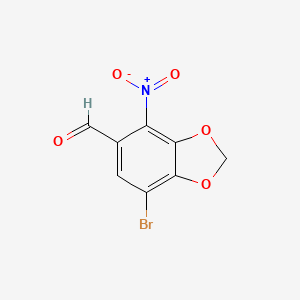 7-Bromo-4-nitro-1，3-benzodioxole-5-carboxaldehyde