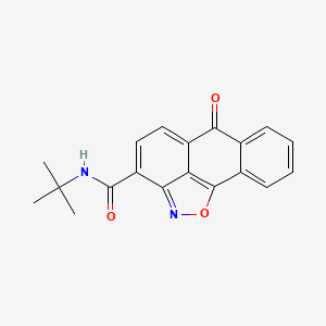 N-(tert-butyl)-6-oxo-6H-anthra[1，9-cd]isoxazole-3-carboxamide
