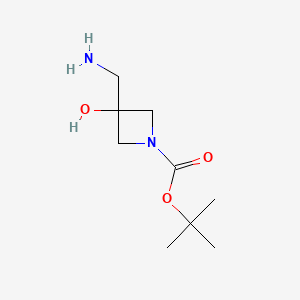 tert-Butyl 3-(Aminomethyl)-3-hydroxyazetidine-1-carboxylate