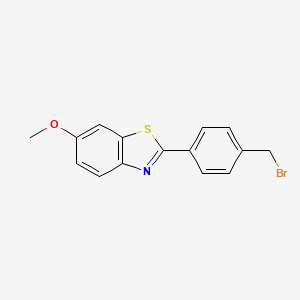 2-(4-(bromomethyl)phenyl)-6-methoxybenzo[d]thiazole