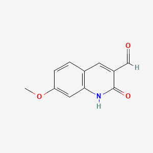 2-Hydroxy-7-methoxyquinoline-3-carbaldehyde