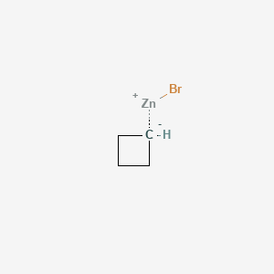 Cyclobutylzinc bromide, 0.5M in THF, packaged under Argon in resealable ChemSeal^t bottles