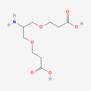 3,3'-((2-Aminopropane-1,3-diyl)bis(oxy))dipropionic acid