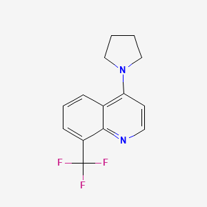 4-(Pyrrolidin-1-yl)-8-(trifluoroMethyl)quinoline