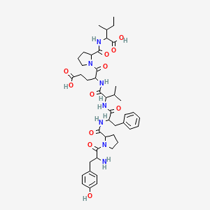 Tyrosylprolylphenylalanylvalyl-alpha-glutamylprolylisoleucine