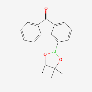 4-(4,4,5,5-Tetramethyl-1,3,2-dioxaborolan-2-yl)-9H-fluoren-9-one