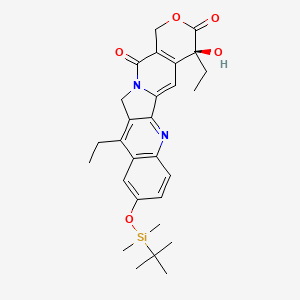 (S)-9-((tert-Butyldimethylsilyl)oxy)-4,11-diethyl-4-hydroxy-1,12-dihydro-14H-pyrano[3',4':6,7]indolizino[1,2-b]quinoline-3,14(4H)-dione