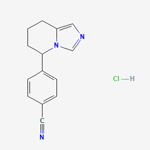 4-(5,6,7,8-Tetrahydroimidazo[1,5-a]pyridin-5-yl)benzonitrile Hydrochloride