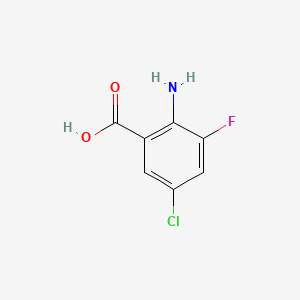 2-Amino-5-chloro-3-fluorobenzoic acid