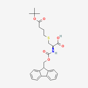 N-(((9H-Fluoren-9-yl)methoxy)carbonyl)-S-(4-(tert-butoxy)-4-oxobutyl)-L-cysteine
