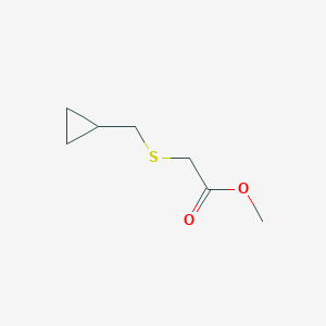 Methyl 2-((cyclopropylmethyl)thio)acetate