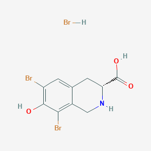 (R)-6，8-Dibromo-7-hydroxy-1，2，3，4-tetrahydroisoquinoline-3-carboxylic acid hydrobromide