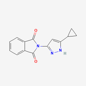 2-(5-Cyclopropyl-1H-pyrazol-3-yl)-1H-isoindole-1，3(2H)-dione