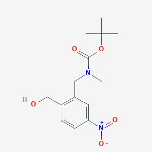 1，1-Dimethylethyl N-[[2-(hydroxymethyl)-5-nitrophenyl]methyl]-N-methylcarbamate