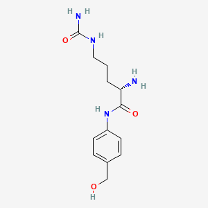 (S)-2-Amino-N-(4-(hydroxymethyl)phenyl)-5-ureidopentanamide