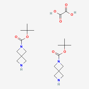 2,6-Diazaspiro[3.3]heptane-2-carboxylic acid tert-butyl ester hemioxalate