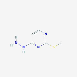 4-Hydrazinyl-2-(methylthio)pyrimidine