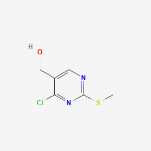 [4-Chloro-2-(methylthio)pyrimidin-5-yl]methanol