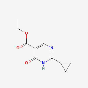 Ethyl 2-Cyclopropyl-6-oxo-1,6-dihydropyrimidine-5-carboxylate