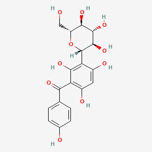 (4-Hydroxyphenyl)(2,4,6-trihydroxy-3-((2S,3R,4R,5S,6R)-3,4,5-trihydroxy-6-(hydroxymethyl)tetrahydro-2H-pyran-2-yl)phenyl)methanone