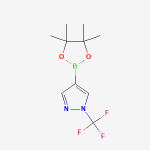 4-(4,4,5,5-Tetramethyl-1,3,2-dioxaborolan-2-yl)-1-(trifluoromethyl)-1H-pyrazole