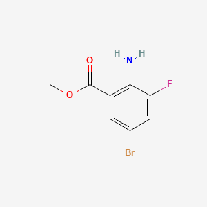 Methyl 2-amino-5-bromo-3-fluorobenzoate