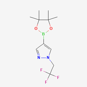 4-(4,4,5,5-Tetramethyl-1,3,2-dioxaborolan-2-yl)-1-(2,2,2-trifluoroethyl)-1H-pyrazole