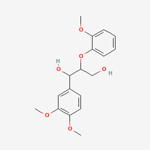 1-(3,4-Dimethoxyphenyl)-2-(2-methoxyphenoxy)propane-1,3-diol, 97%