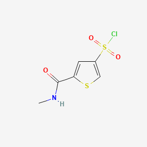 5-(Methylcarbamoyl)thiophene-3-sulfonyl chloride