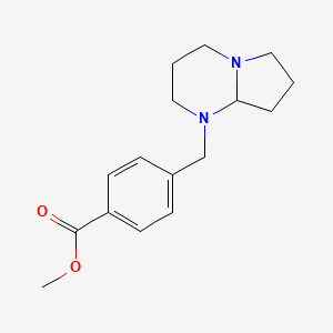 Methyl 4-[(hexahydropyrrolo[1，2-a]pyrimidin-1(2H)-yl)methyl]benzoate