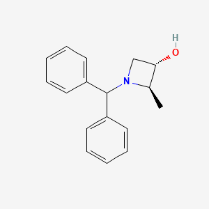 rel-(2R,3S)-1-Benzhydryl-2-methylazetidin-3-ol