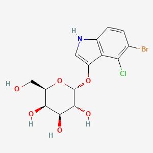 (2R,3R,4S,5R,6R)-2-((5-Bromo-4-chloro-1H-indol-3-yl)oxy)-6-(hydroxymethyl)tetrahydro-2H-pyran-3,4,5-triol