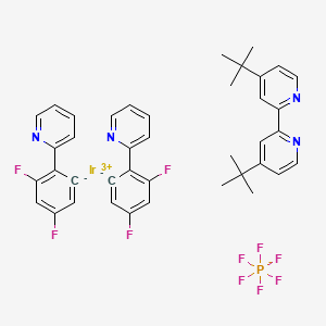 [2,2'-Bis(4-tert-butylpyridine)]bis[2-(2,4-difluorophenyl)pyridine]iridium(III) hexafluorophosphate, 97%