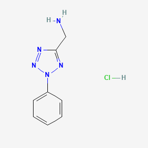 (2-Phenyl-2H-tetrazol-5-yl)methanamine Hydrochloride