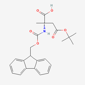 (S)-2-(Fmoc-amino)-4-(tert-butoxy)-2-methyl-4-oxobutanoic Acid