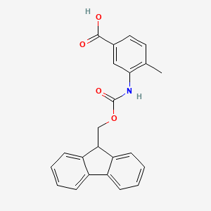 3-((((9H-Fluoren-9-yl)methoxy)carbonyl)amino)-4-methylbenzoic acid