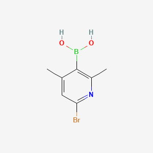 (6-bromo-2,4-dimethyl-3-pyridyl)boronic acid