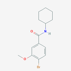 4-BROMO-N-CYCLOHEXYL-3-METHOXYBENZAMIDE