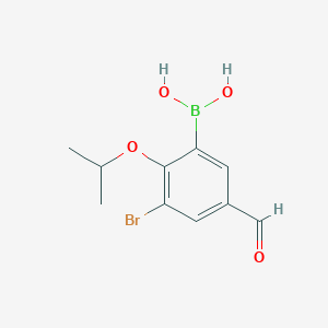 (3-BroMo-5-forMyl-2-isopropoxyphenyl)boronic acid