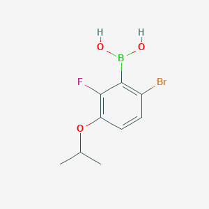 (6-Bromo-2-fluoro-3-isopropoxyphenyl)boronic acid