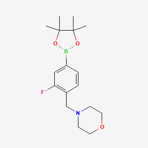3-Fluoro-4-(4-morpholinylmethyl)benzeneboronic acid pinacol ester, 96%