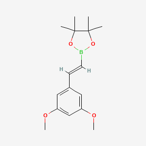(E)-2-(3,5-Dimethoxystyryl)-4,4,5,5-tetramethyl-1,3,2-dioxaborolane