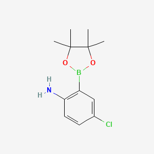 2-Amino-5-chlorophenylboronic acid pinacol ester, 97%