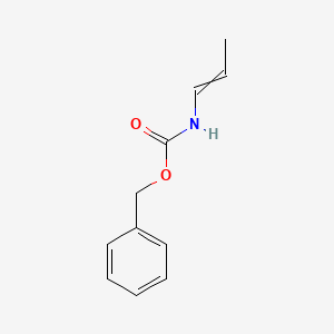 Phenylmethyl N-1-propen-1-ylcarbamate