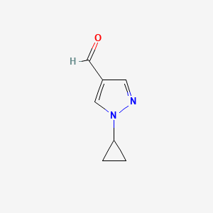 1-Cyclopropylpyrazole-4-carbaldehyde