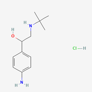 1-(4-Aminophenyl)-2-(tert-butylamino)ethan-1-ol hydrochloride