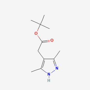 tert-butyl 2-(3,5-dimethyl-1H-pyrazol-4-yl)acetate