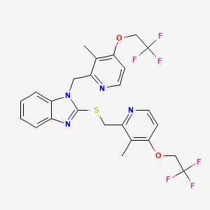 N-[3-Methyl-4-(2,2,2-trifluoroethoxy)-2-pyridinyl]Methyl Lansoprazole Sulfide